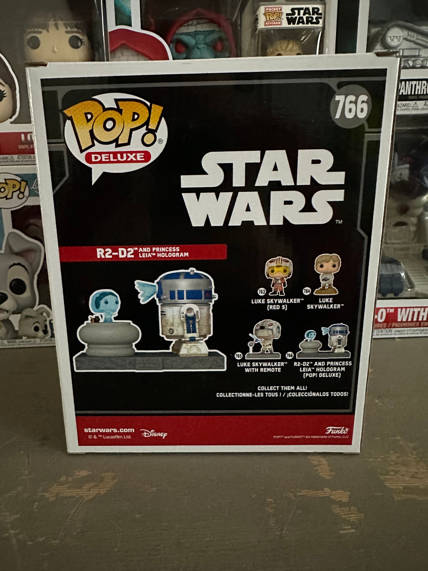 Star Wars Deluxe - R2-D2 And Princess Leia Hologram #766