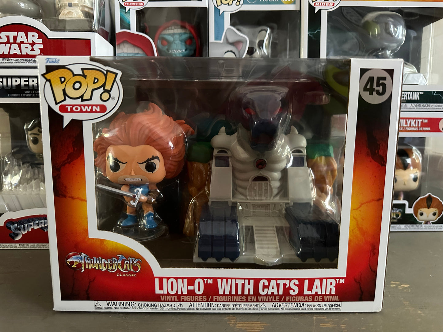 Thundercats - Pop Town - Lion-O with Cat’s Lair #45