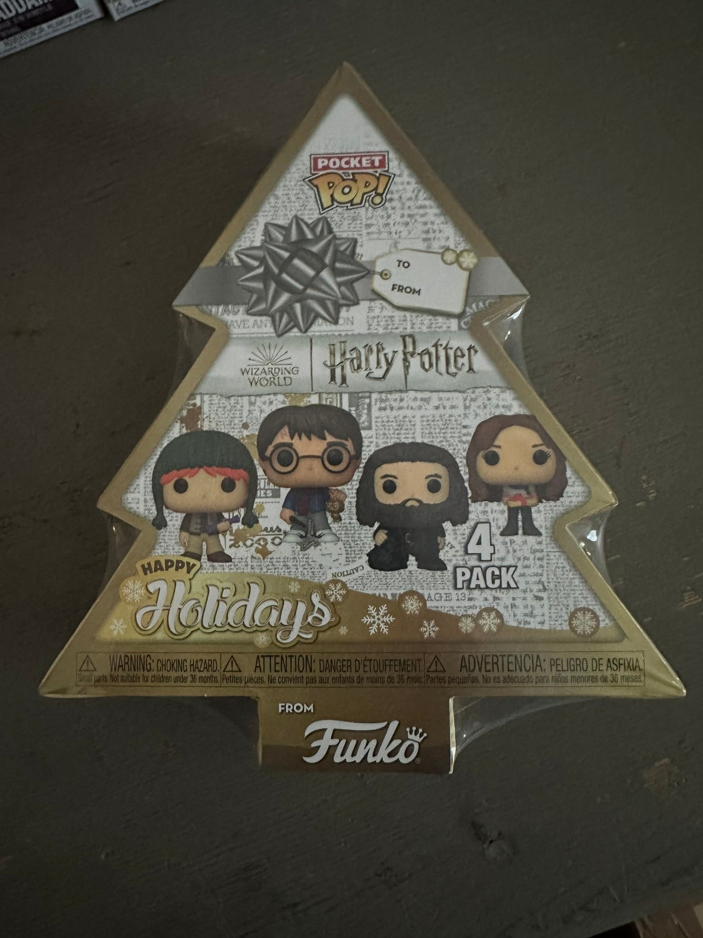 Harry Potter Funko Pocket Pop Christmas 4 Pack