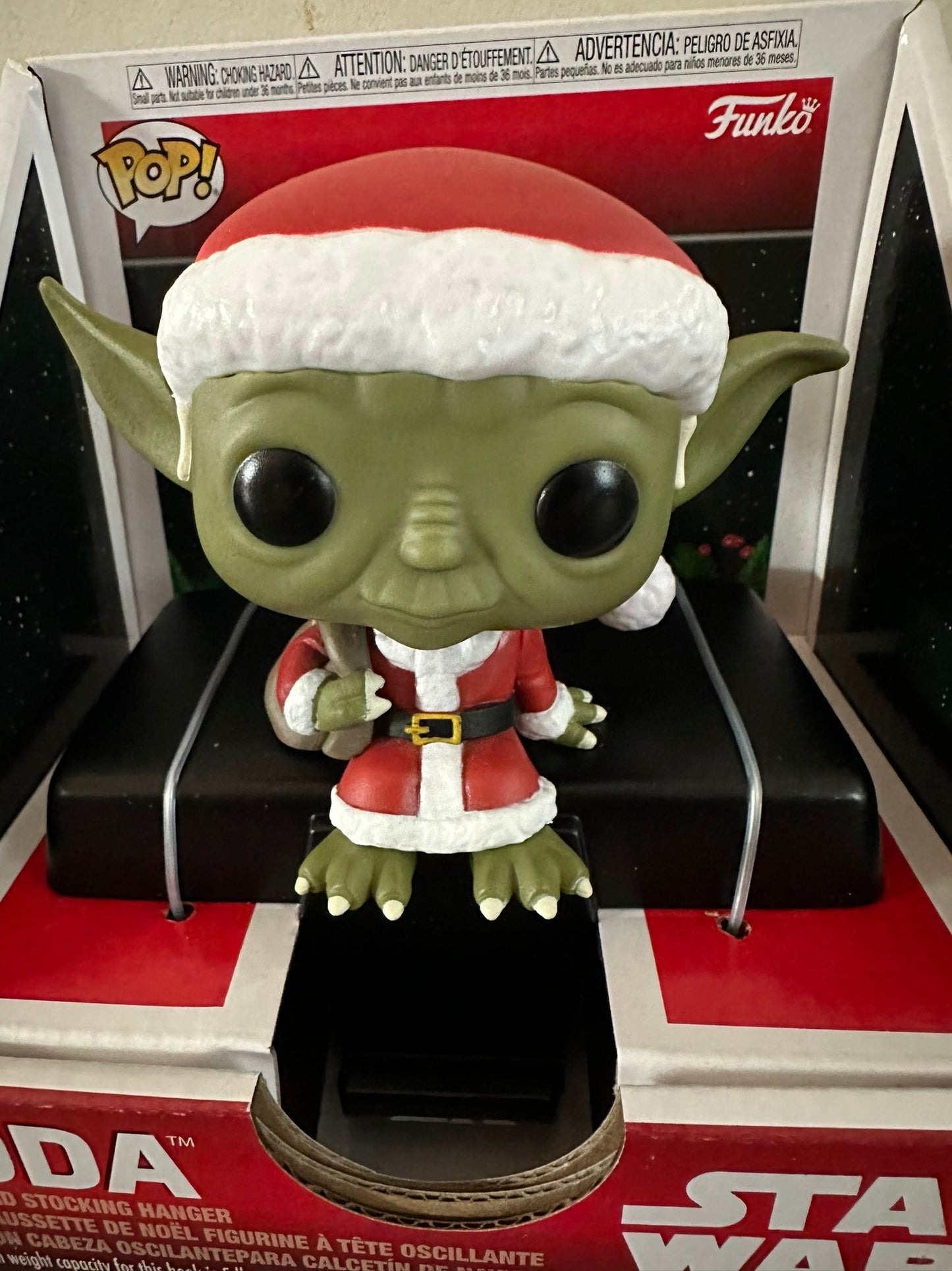 Star Wars Funko Stocking Hanger - Yoda
