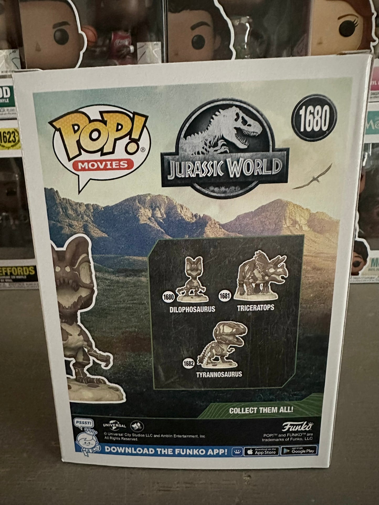 Jurassic World - Fossil Dilophosaurus #1680