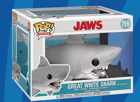 Jaws - Great White Shark With Tank #759