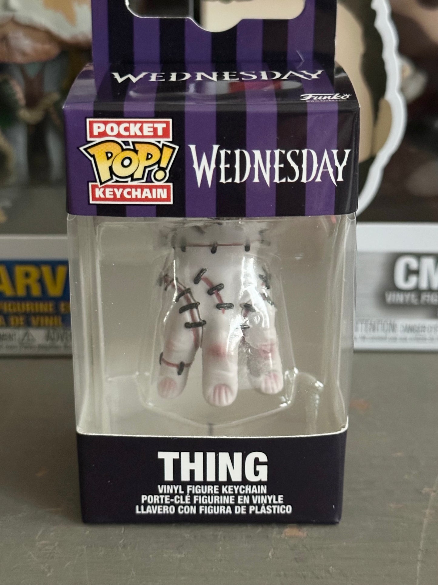 Pocket Pop Keychain - Wednesday - Thing