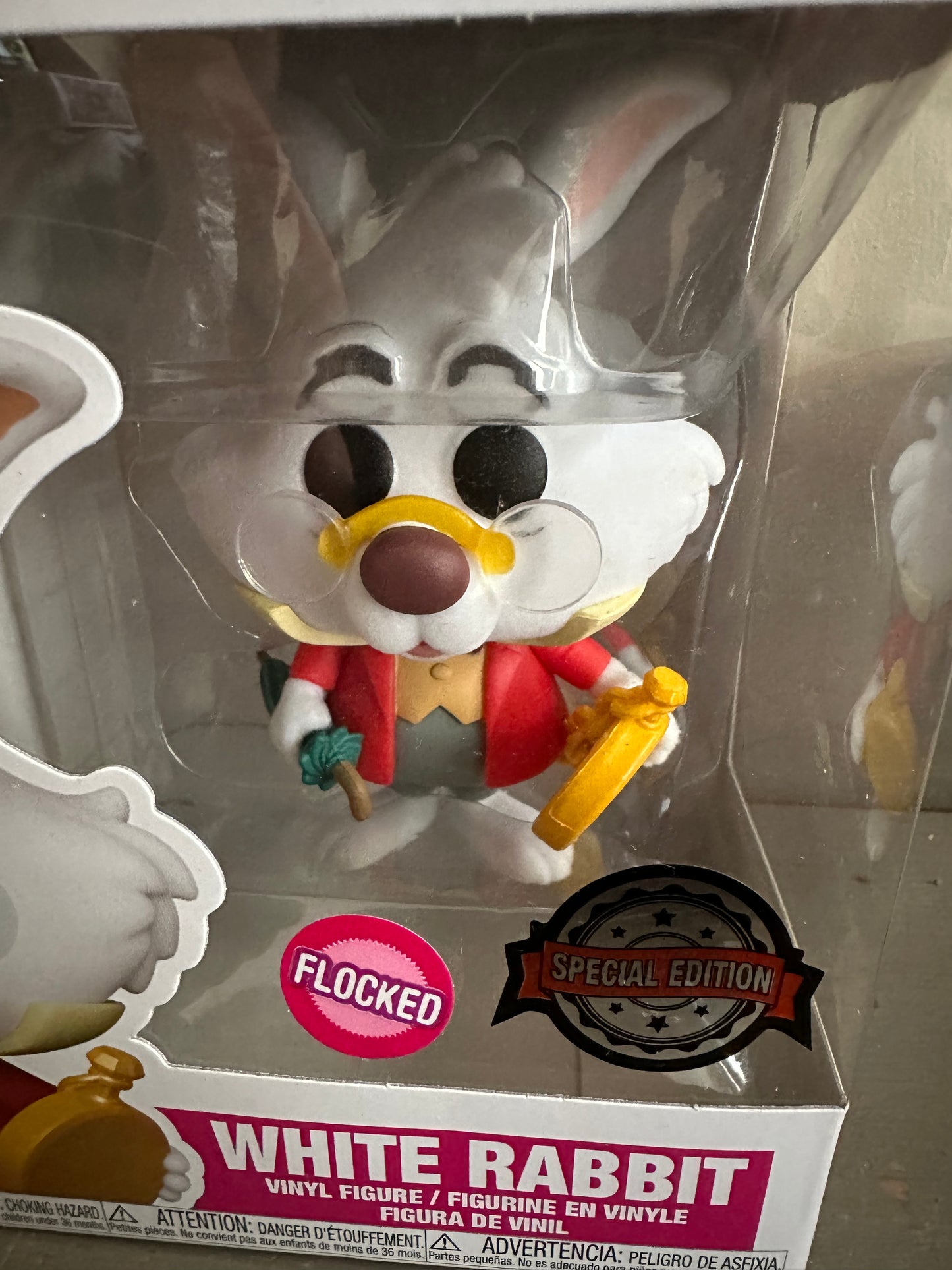 Disney Alice in Wonderland - White Rabbit Flocked Special Edition #1062