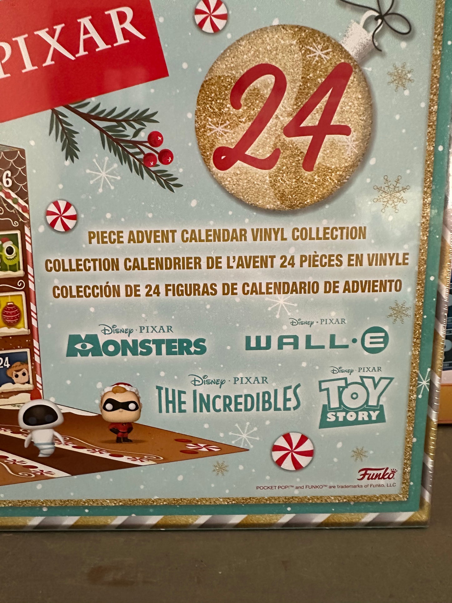 Funko Pocket Pop Pixar Advent Calendar - 24 Day*FREE POSTAGE*