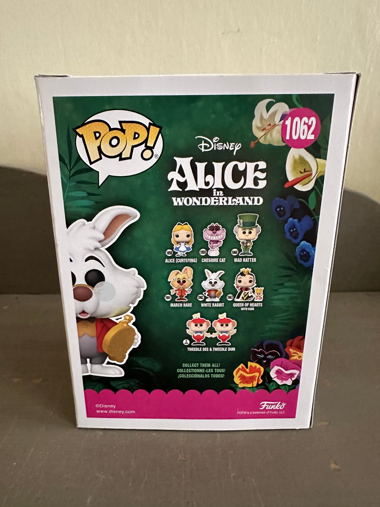 Disney Alice in Wonderland - White Rabbit Flocked Special Edition #1062