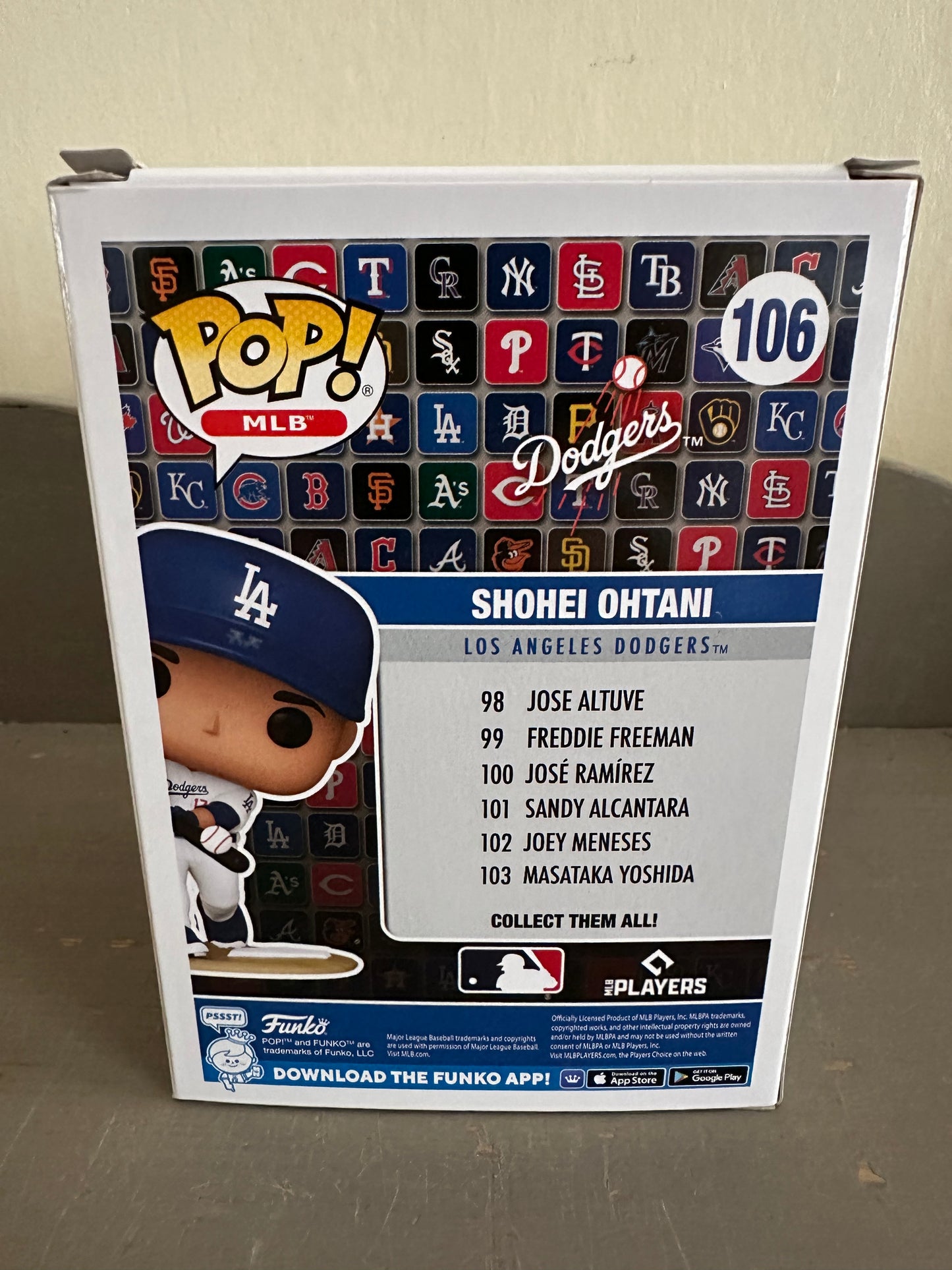 MLB - LA Dodgers Shohei Ohtani #106
