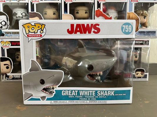 Jaws - Great White Shark With Tank #759
