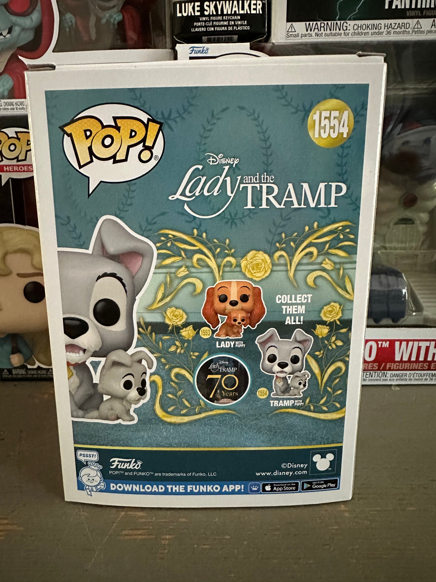 Disney Lady & The Tramp - Tramp With Puppy #1554