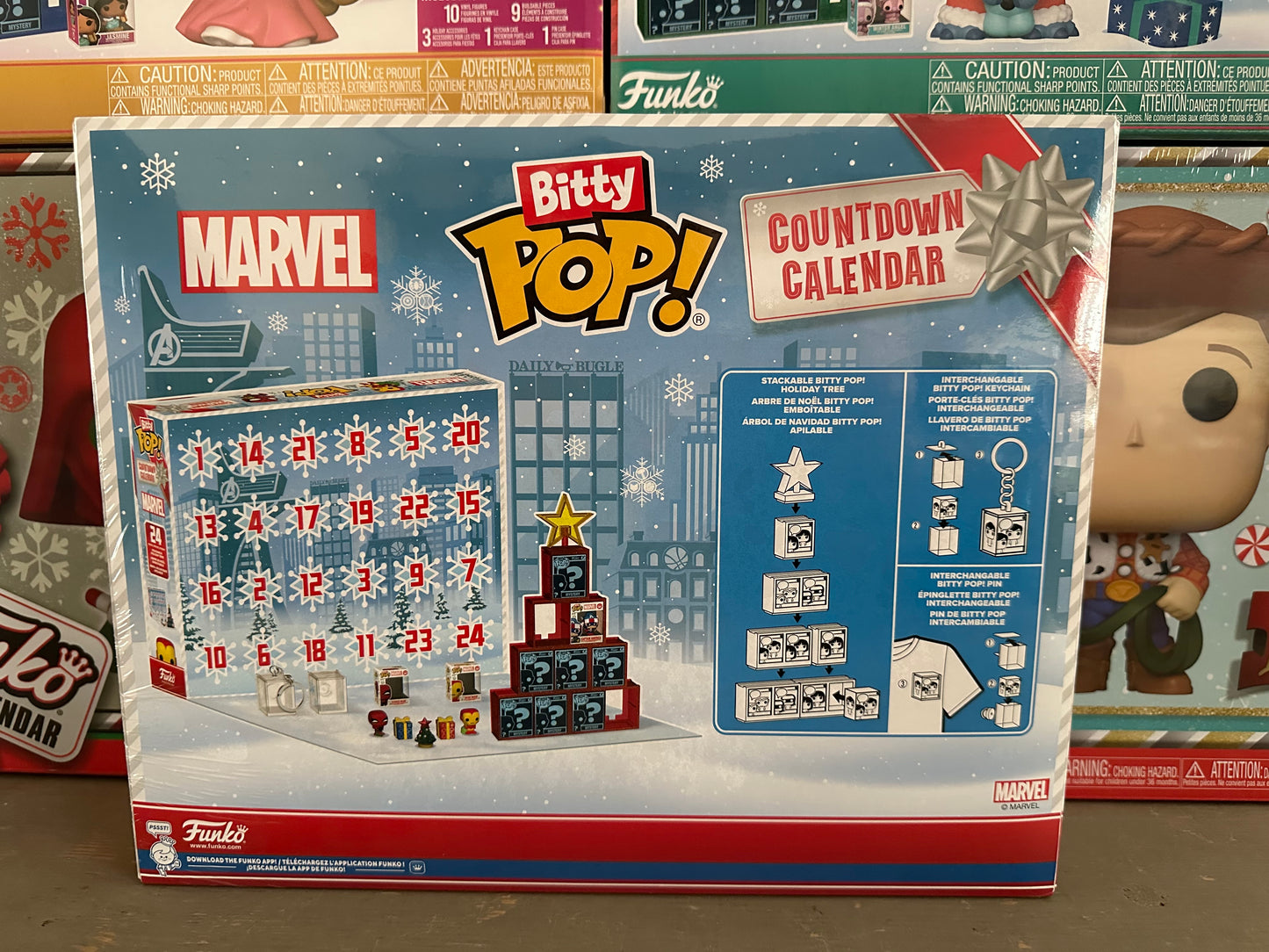 Funko Bitty Marvel Advent Calendar - 24 Day