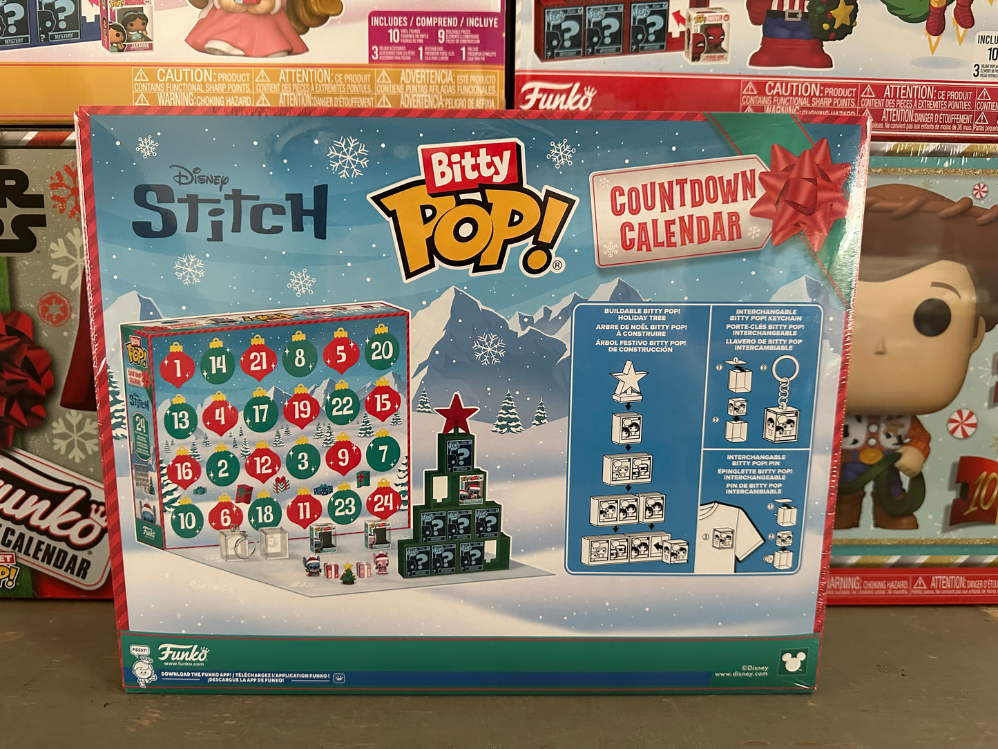 Funko Bitty Disney Stitch Advent Calendar - 24 Day