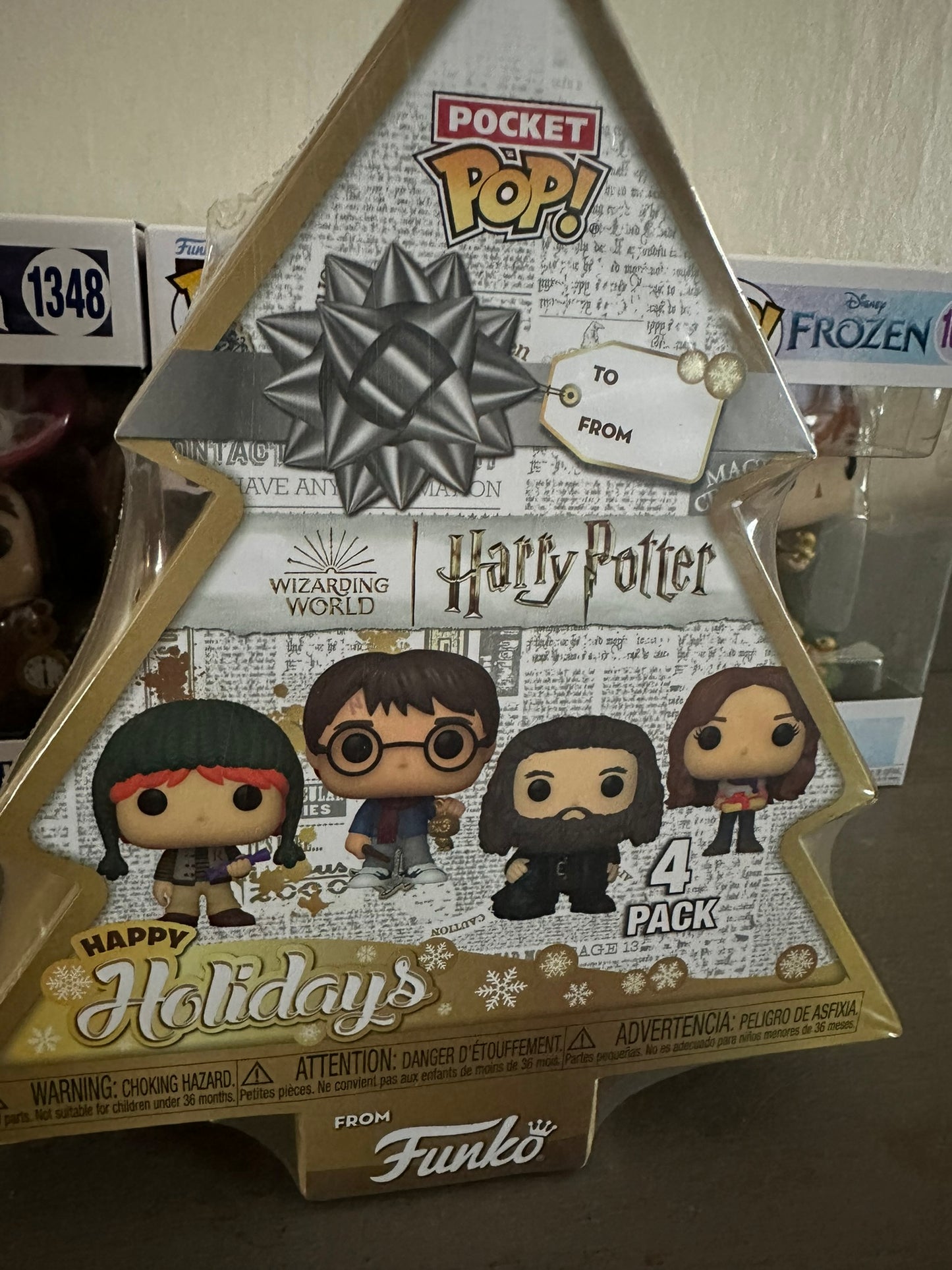 Harry Potter Funko Pocket Pop Christmas 4 Pack