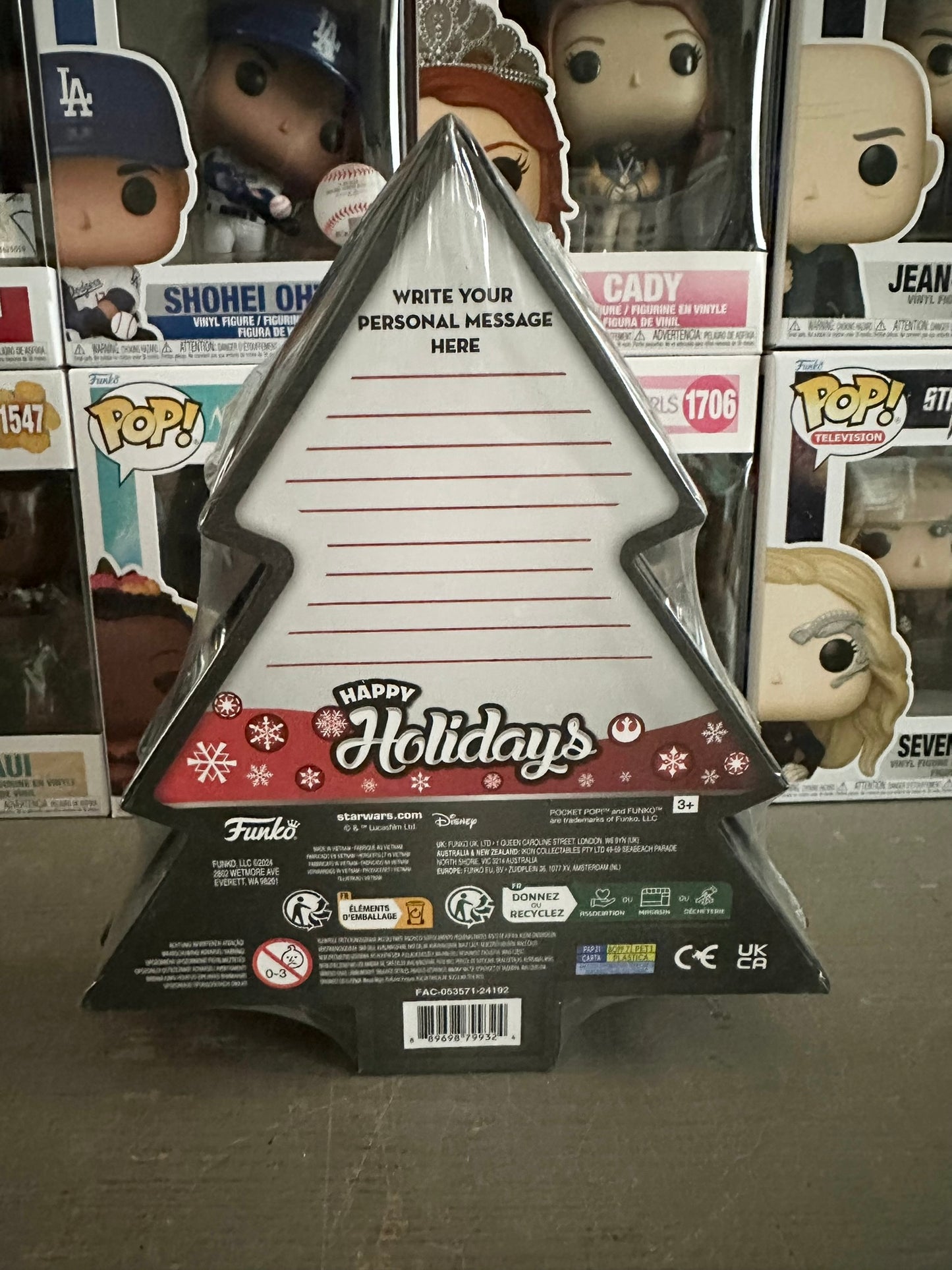 Star Wars Funko Pocket Pop Christmas 4 Pack