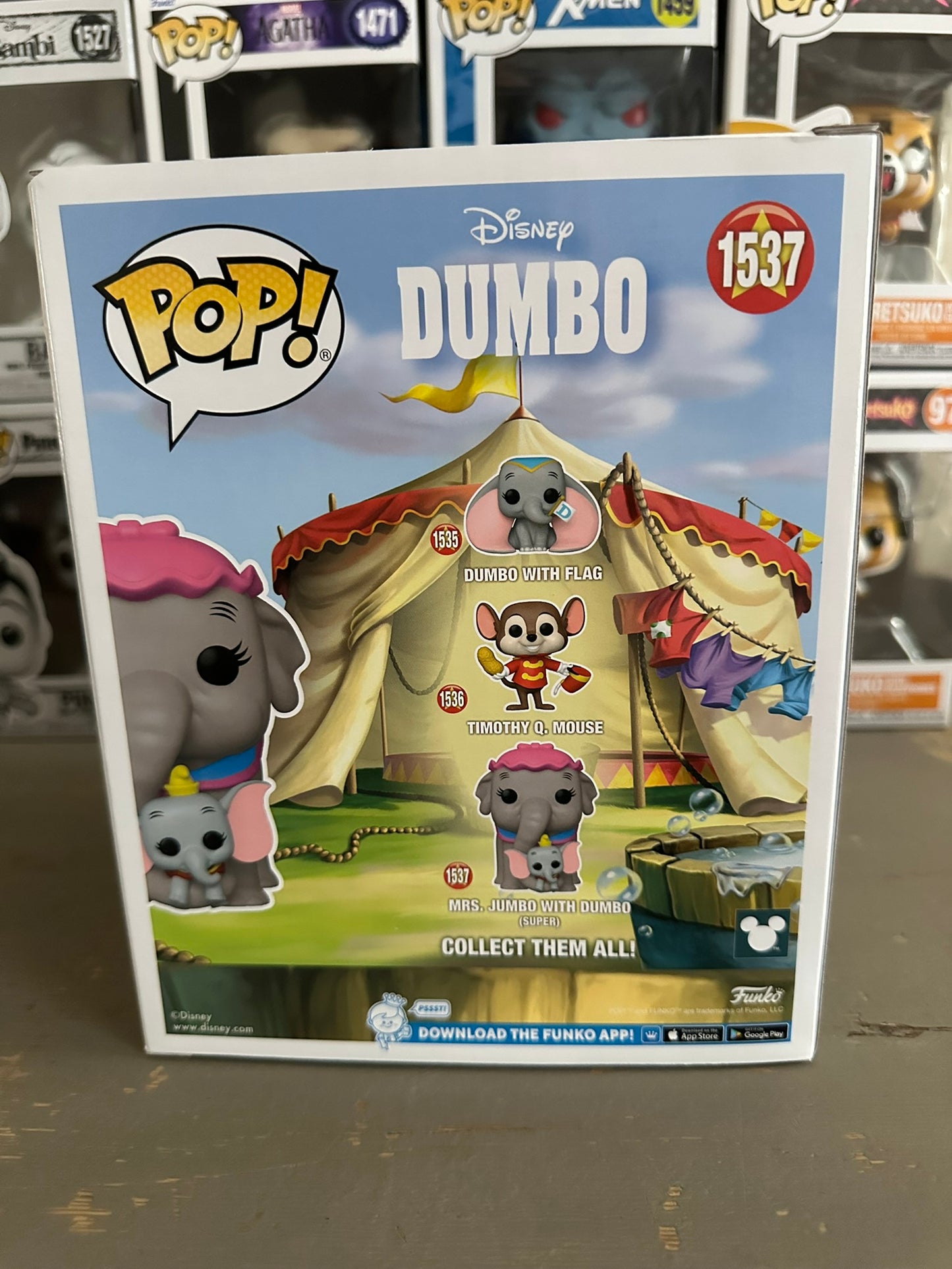 Disney Dumbo - Mrs. Jumbo with Dumbo (Larger Pop) #1537