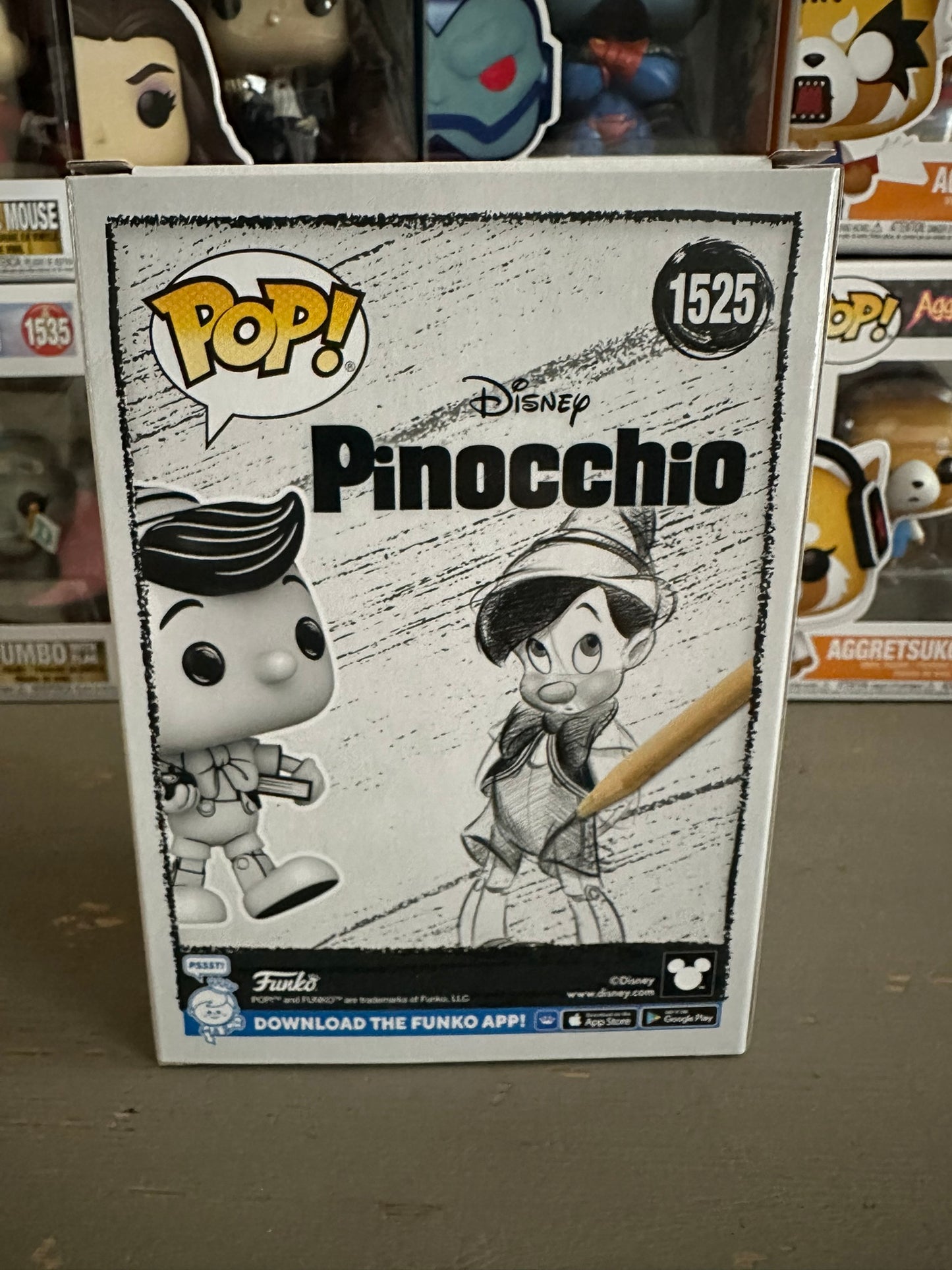 Disney Sketch - Pinocchio #1525